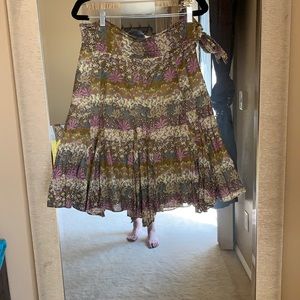 French connection midi skirt